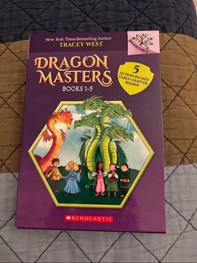 Scholastic Purple Dragon Masters Books 1-5 Box Set